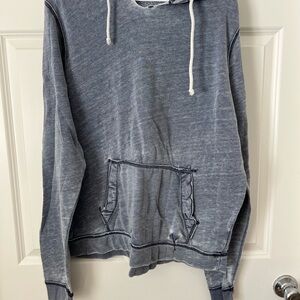 Hollister Faded Blue Crewneck Pullover Hoodie